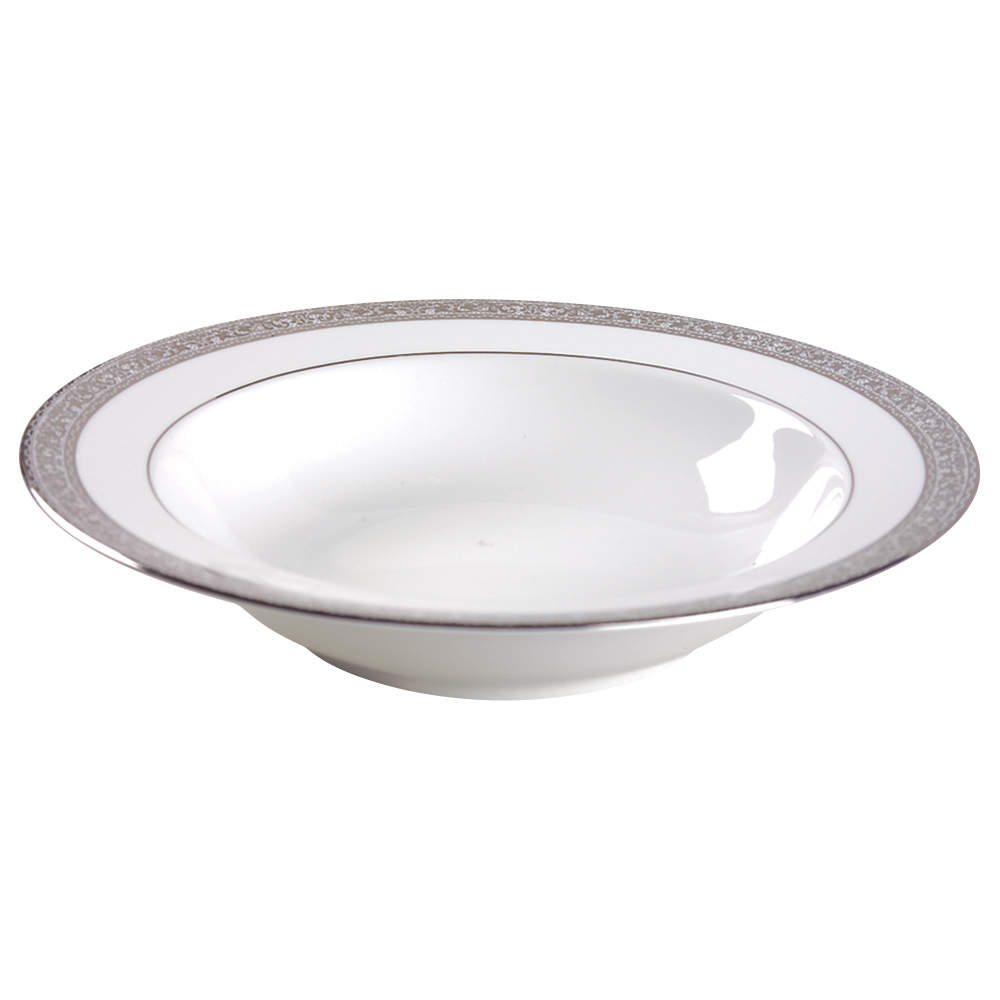 Imperial Court Platinum 10" Round Vegetable Bowl by Mikasa-1