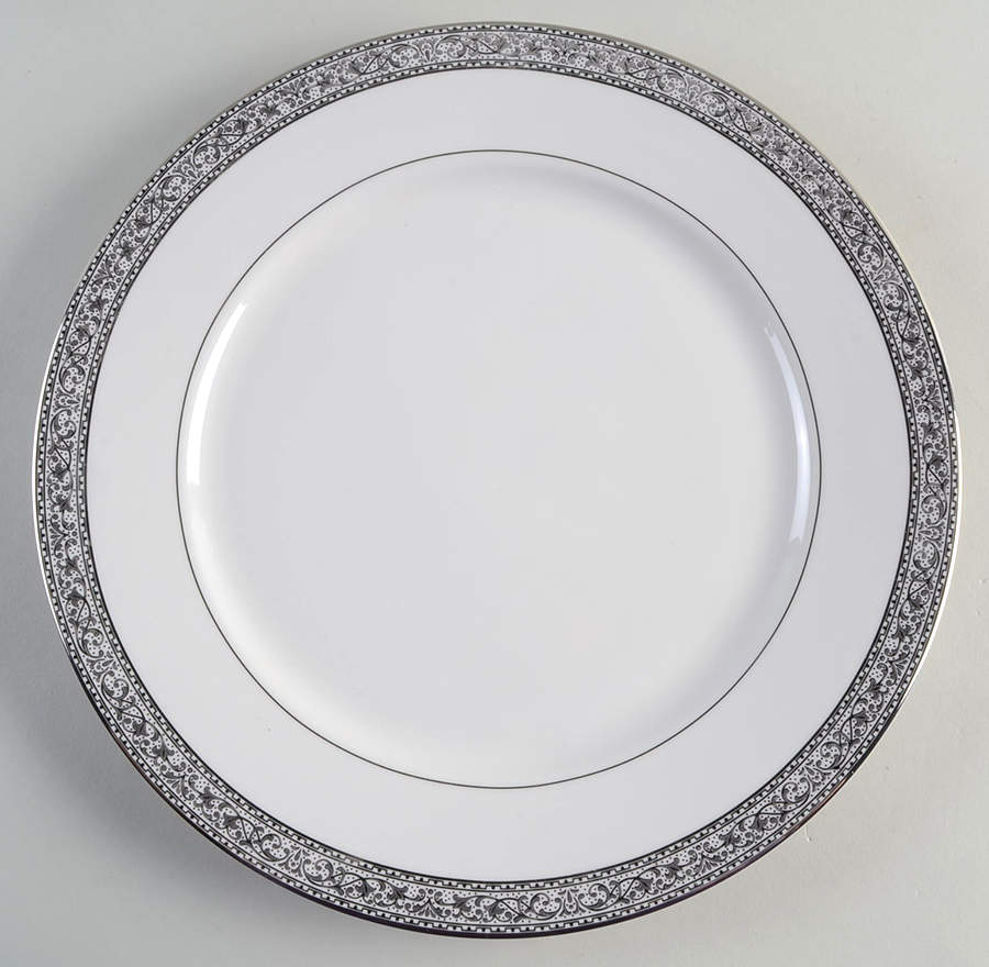 Imperial Court Platinum 12" Chop Plate (Round Platter) by Mikasa-1