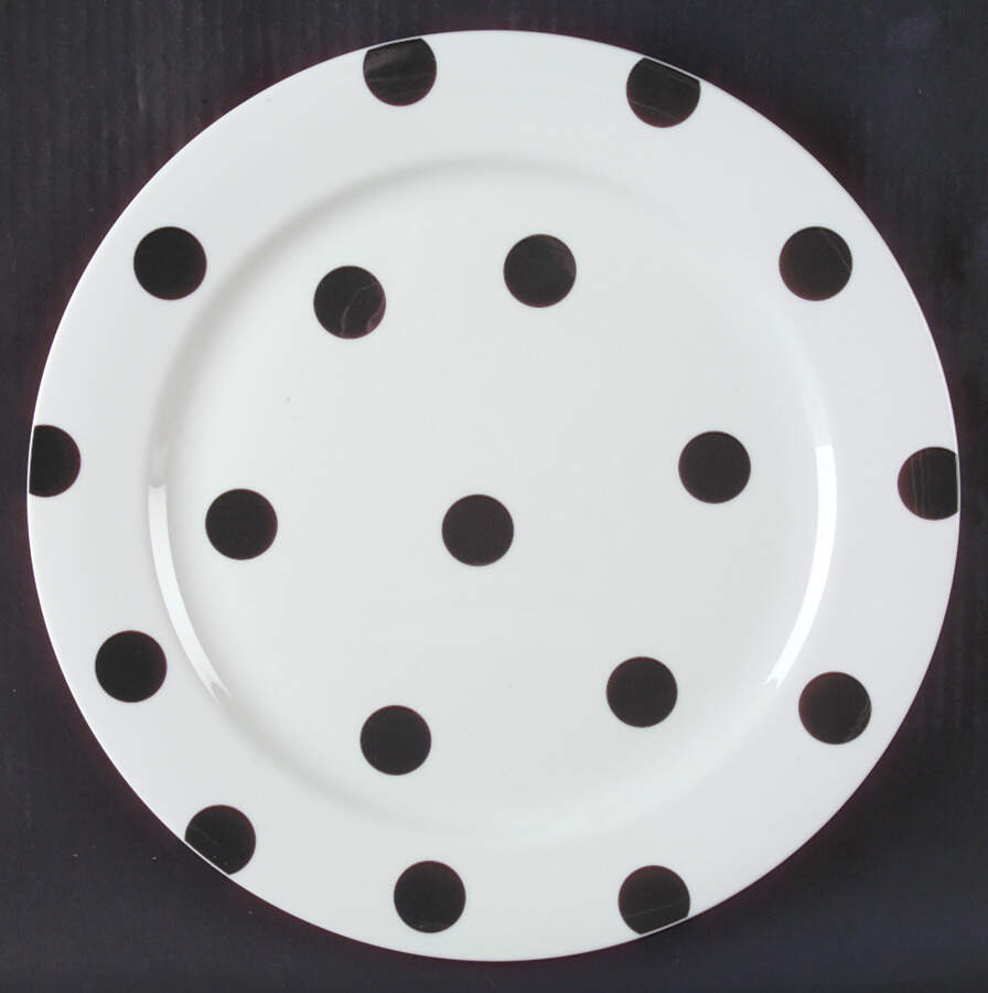 Hot Spots Ebony 12" Chop Plate (Round Platter) by Mikasa-1