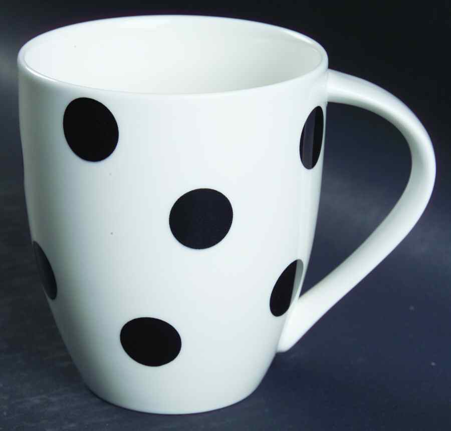Hot Spots Ebony Cappuccino Mug by Mikasa-1