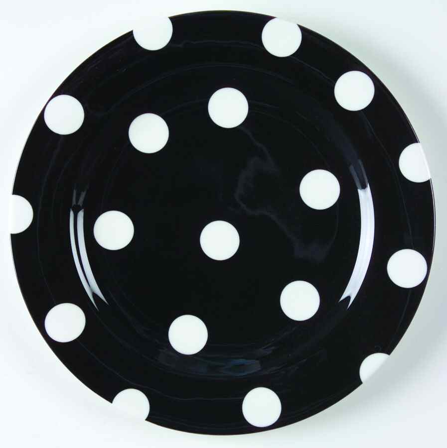 Hot Spots Ebony Salad Plate by Mikasa-1