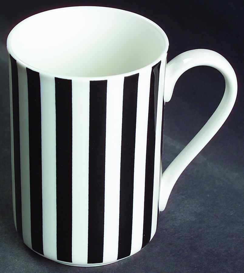 Glamour Black Cappuccino Mug by Mikasa-1