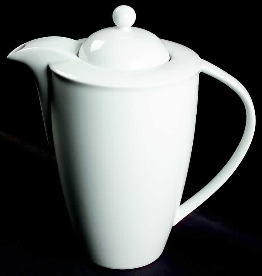 Simplicity White (M5200) Coffee Pot & Lid by Mikasa-1