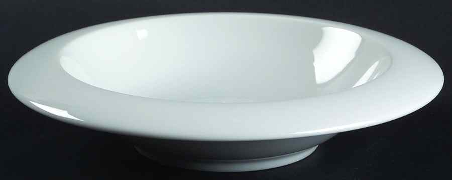Simplicity White (M5200) Rim Soup Bowl by Mikasa-1