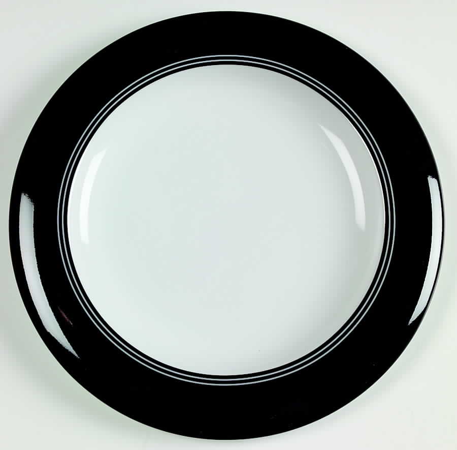 Vip Black Salad Plate by Mikasa-1