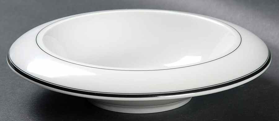 Vip Black Rim Fruit/Dessert (Sauce) Bowl by Mikasa-1