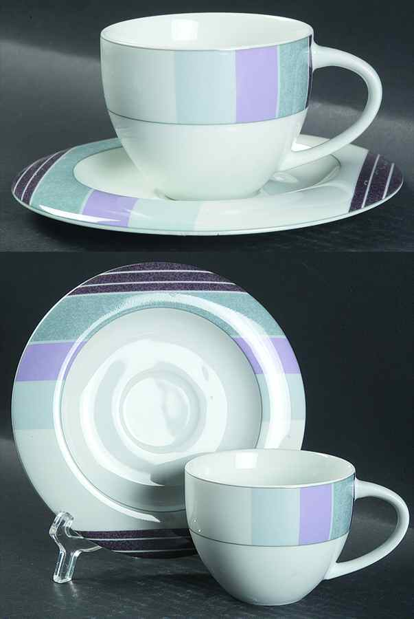 Runway Lavender Flat Cup & Saucer Set by Mikasa-1