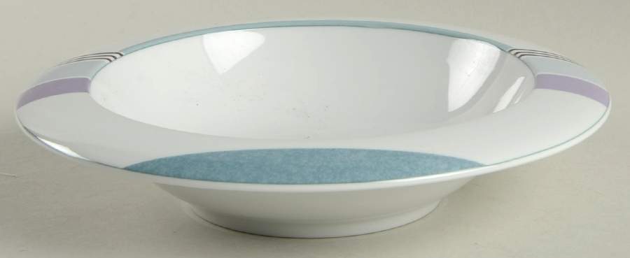 Runway Lavender Rim Soup Bowl by Mikasa-1