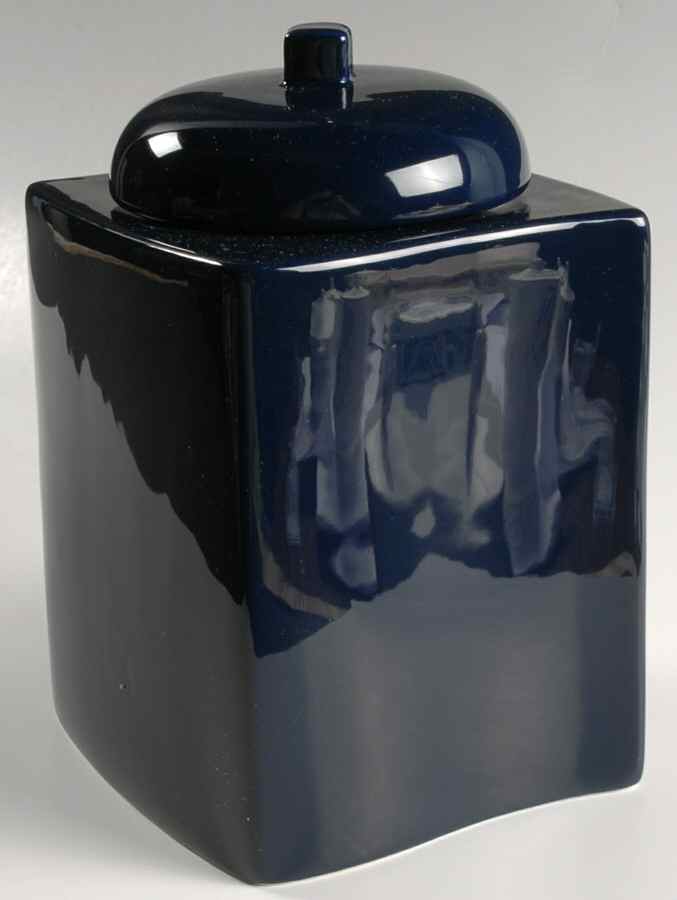 Simplicity Navy Extra Large Canister & Lid by Mikasa-1