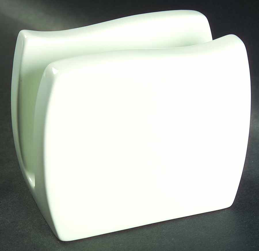 Simplicity White (KT533) Napkin Holder by Mikasa-1