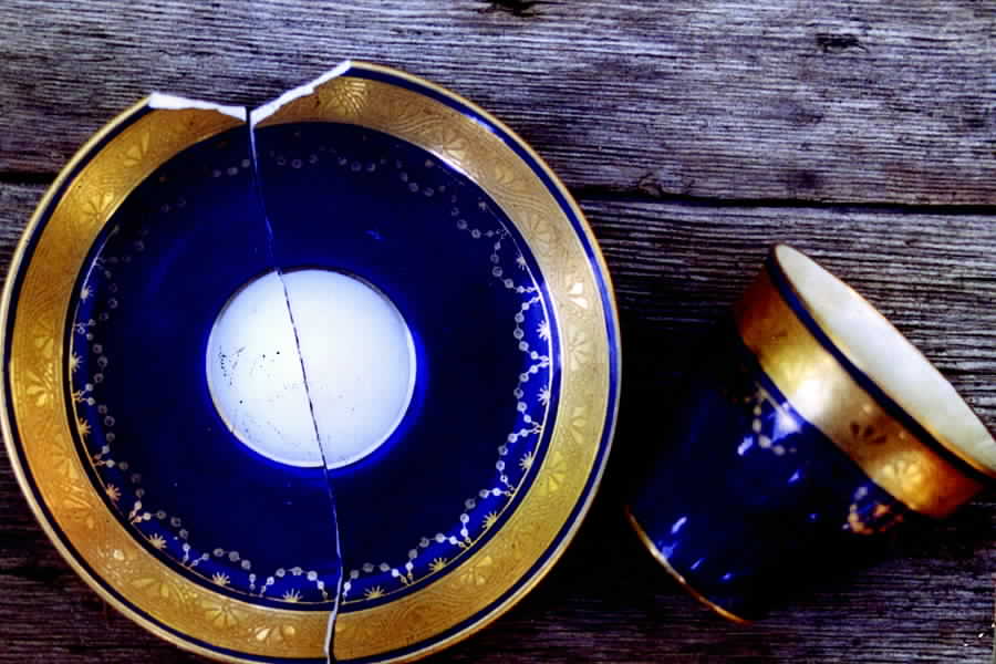 A224 Flat Cup & Saucer Set by Minton-1