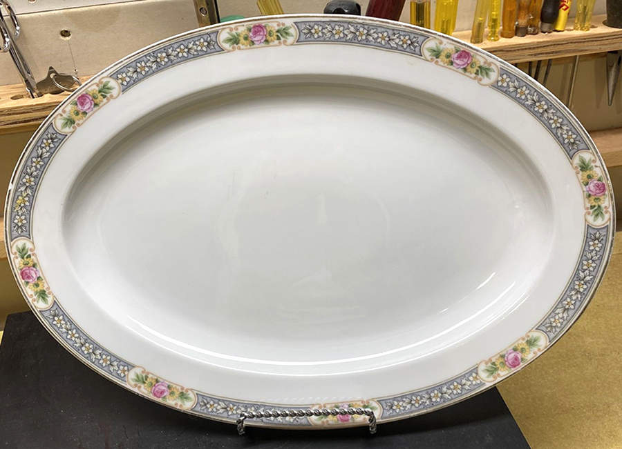 MUE106 14" Oval Serving Platter by Paul Muller-1
