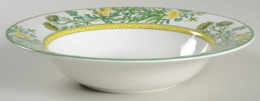 Floral Court Rim Soup Bowl by Mikasa-1