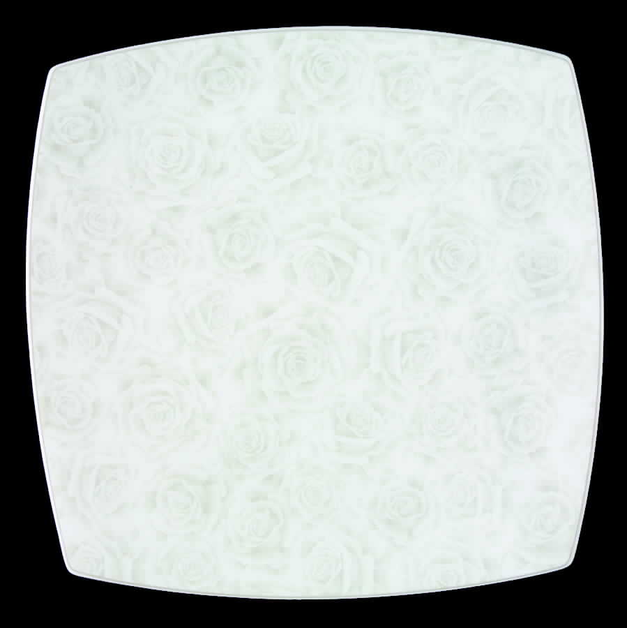 Silver Rose Dinner Plate by Mikasa-1