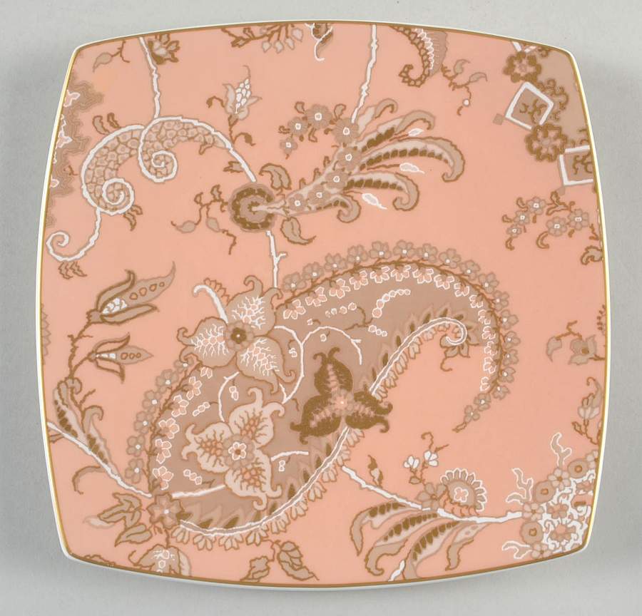 Victorian Paisley Salad Plate by Mikasa-1