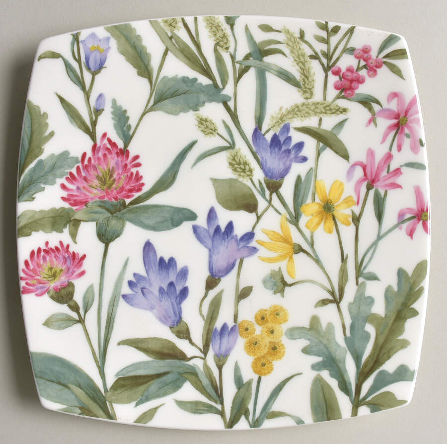 Parisian Bloom White Salad Plate by Mikasa-1