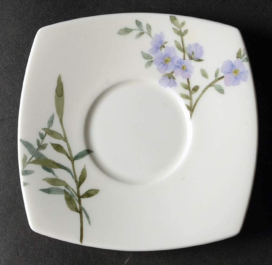 Parisian Bloom White Saucer for Demitasse Cup by Mikasa-1