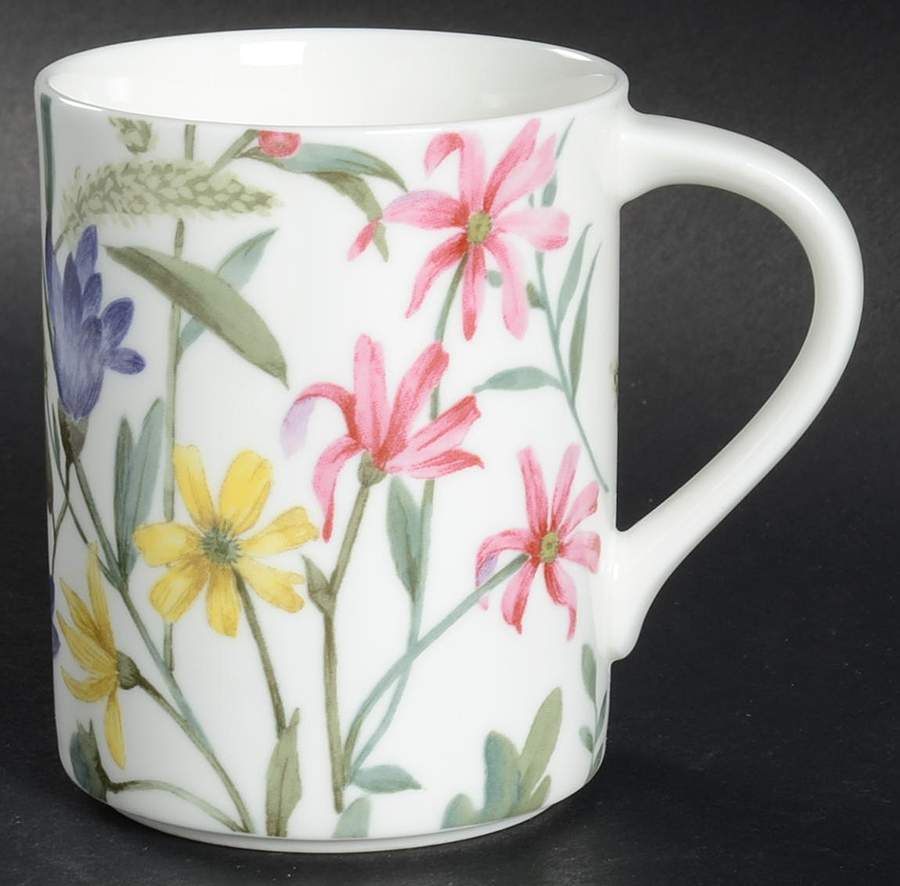Parisian Bloom White Mug by Mikasa-1