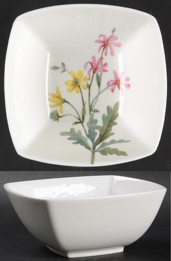 Parisian Bloom White Fruit/Dessert (Sauce) Bowl by Mikasa-1