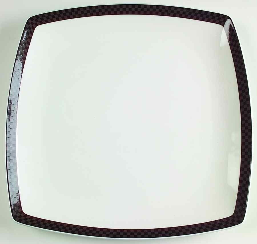 Moderno Black 12" Chop Plate (Round Platter) by Mikasa-1