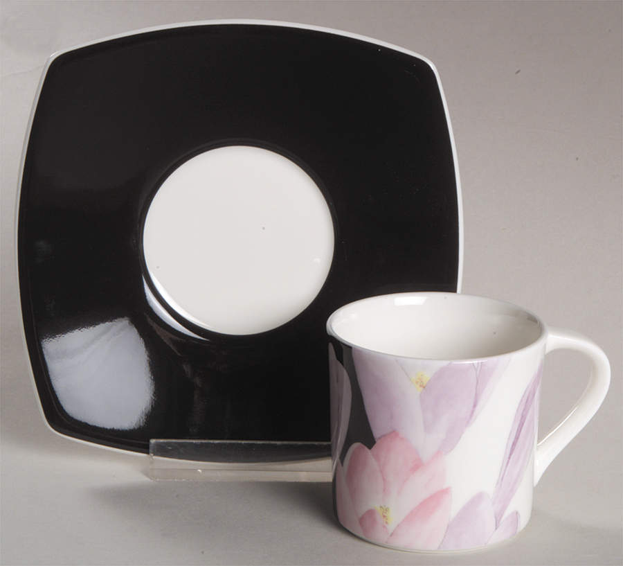 Nouveau Flat Demitasse Cup & Saucer Set by Mikasa-1