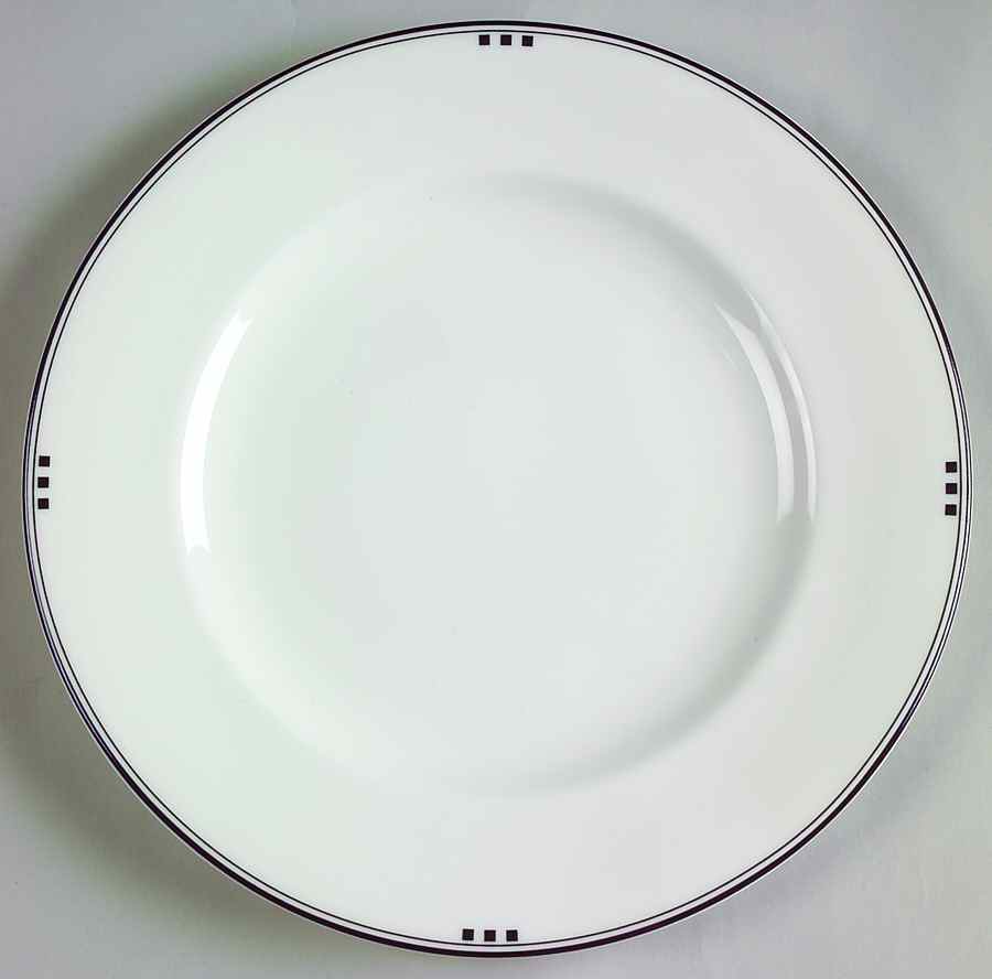 Celebrity Black Salad Plate by Mikasa-1