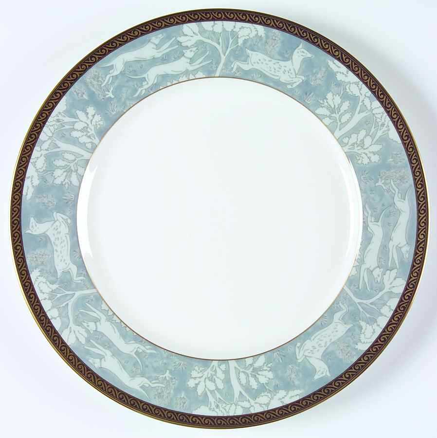 Enchanted Forest Blue Dinner Plate by Mikasa-1