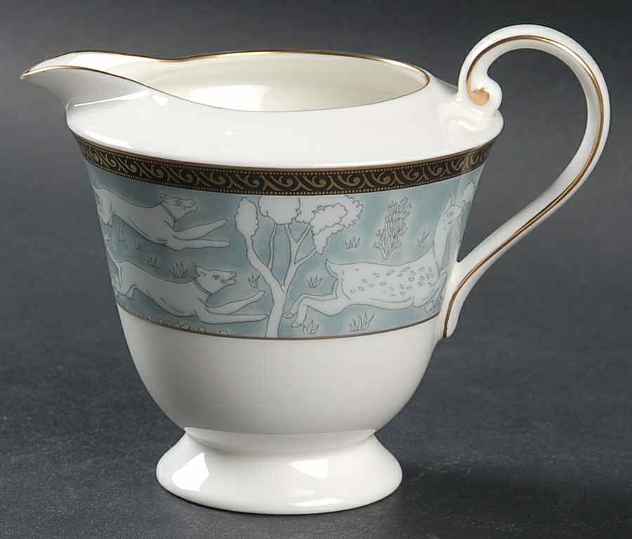 Enchanted Forest Blue Creamer by Mikasa-1