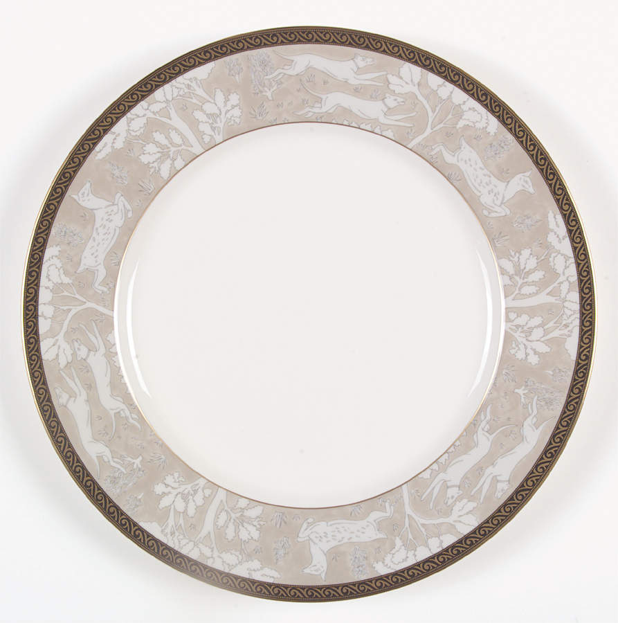 Enchanted Forest Taupe Dinner Plate by Mikasa-1