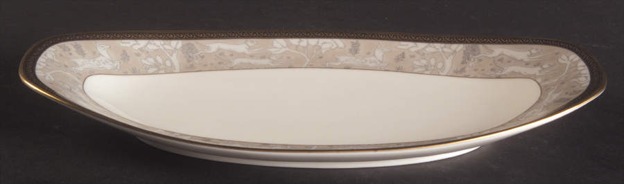 Enchanted Forest Taupe Butter Tray by Mikasa-1