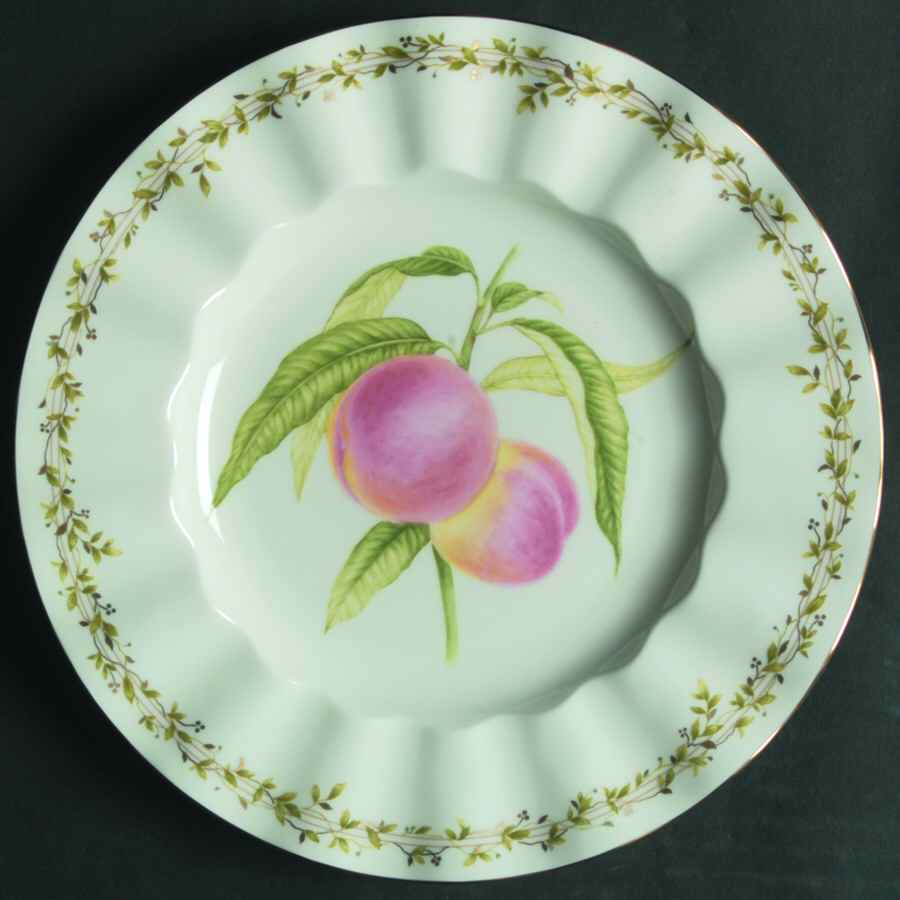 Garden Gala Peach Salad Plate by Mikasa-1
