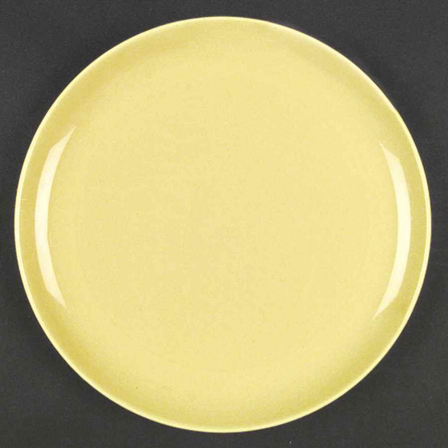 200 Canary Yellow (Glossy, Coupe) Dinner Plate by Metlox - Poppytrail - Vernon-1
