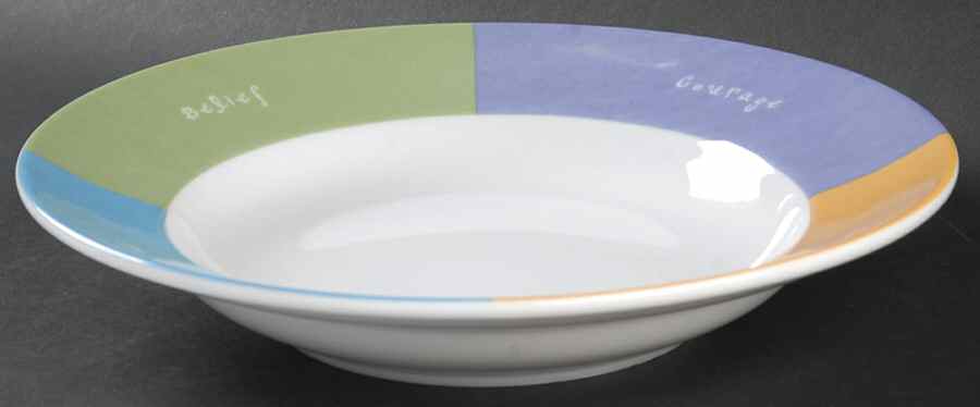 MAK3 Large Rim Soup Bowl by Mary Kay-1