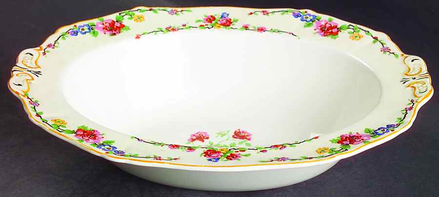 Hudson 10" Oval Vegetable Bowl by Alfred Meakin-1