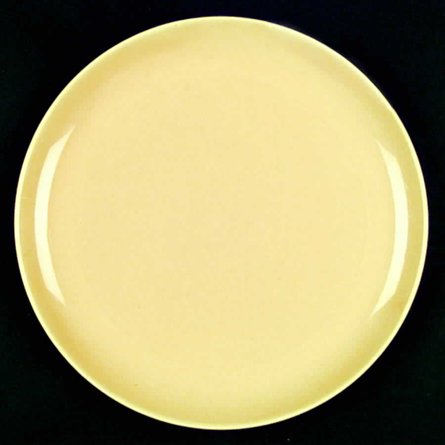 200 Pastel Yellow (Satin, Coupe) Dinner Plate by Metlox - Poppytrail - Vernon-1