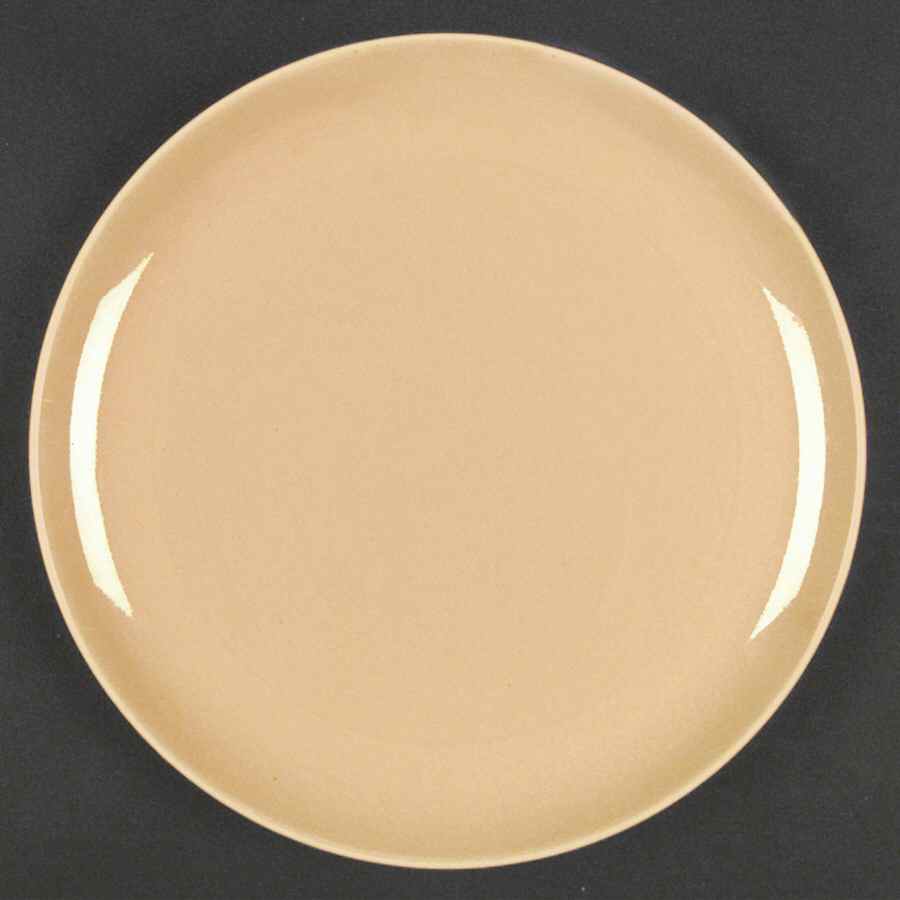 200 Peach (Satin, Coupe) Dinner Plate by Metlox - Poppytrail - Vernon-1