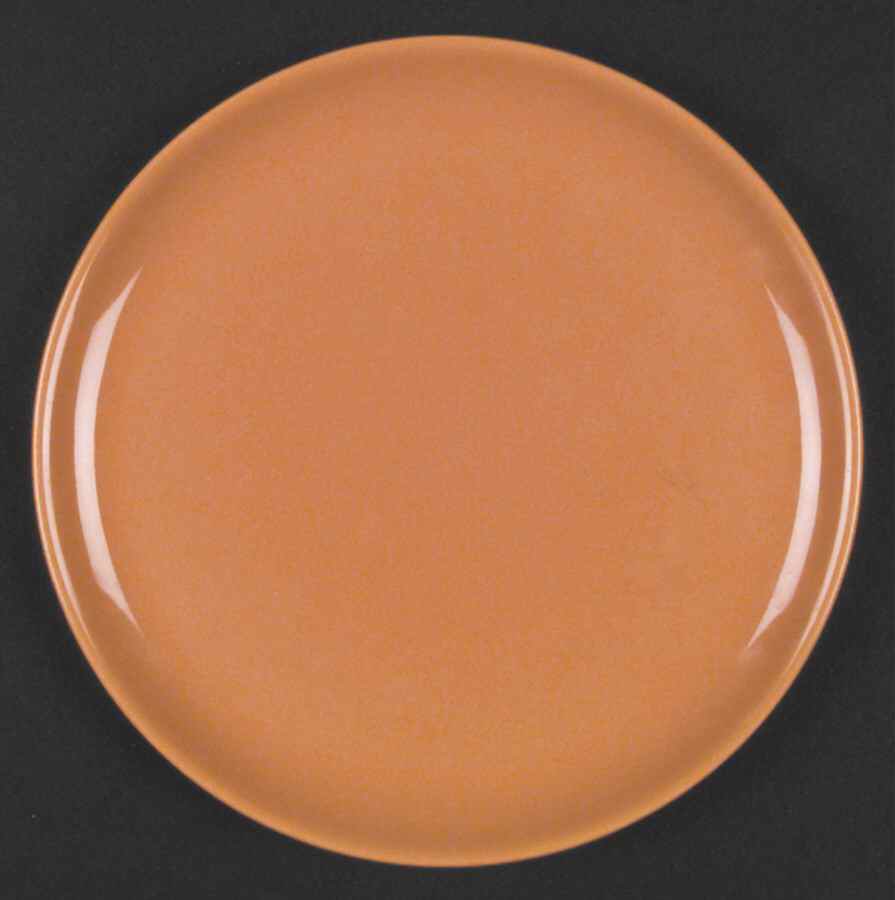 200 Poppy Orange (Glossy, Coupe) Dinner Plate by Metlox - Poppytrail - Vernon-1
