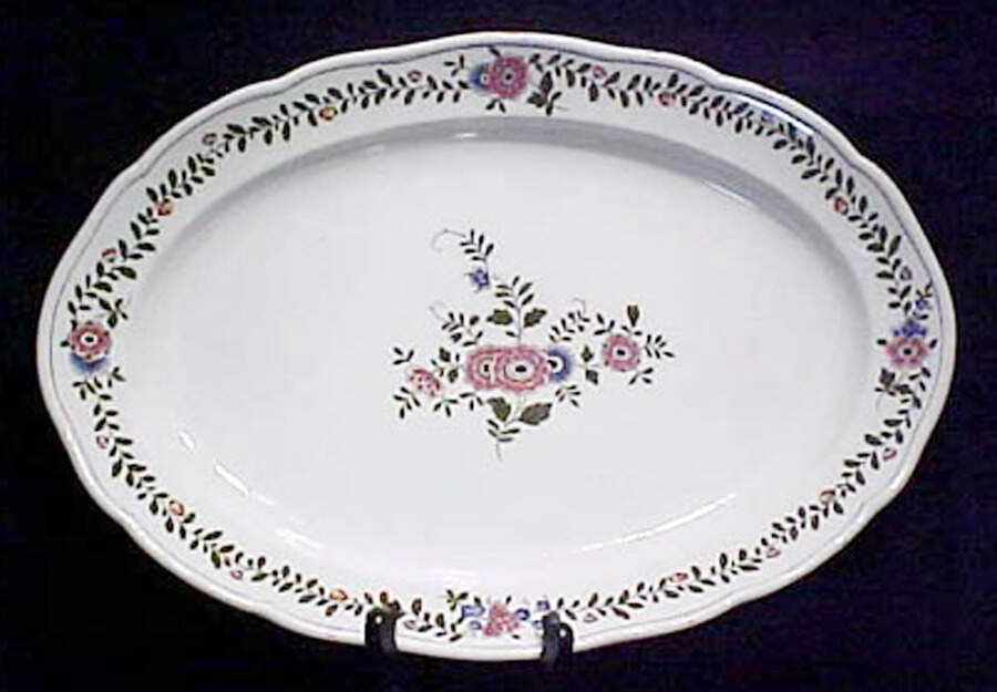 MSS94 14" Oval Serving Platter by Meissen (Germany)-1