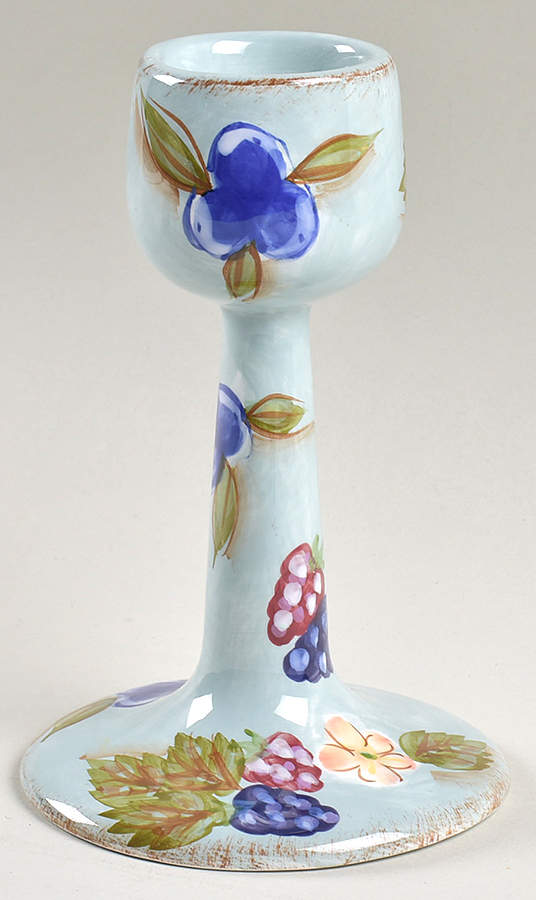 Santa Rosa Blue 6" Candlestick by Mesa Intl-1