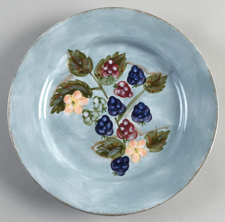 Santa Rosa Blue Salad Plate by Mesa Intl-1