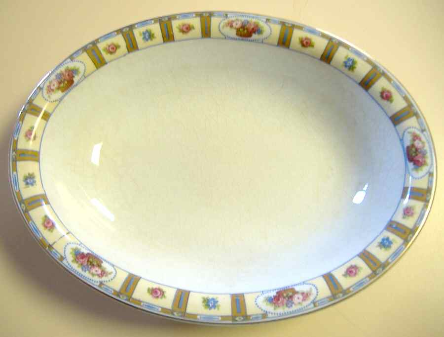 Milford 10" Oval Vegetable Bowl by J & G Meakin-1