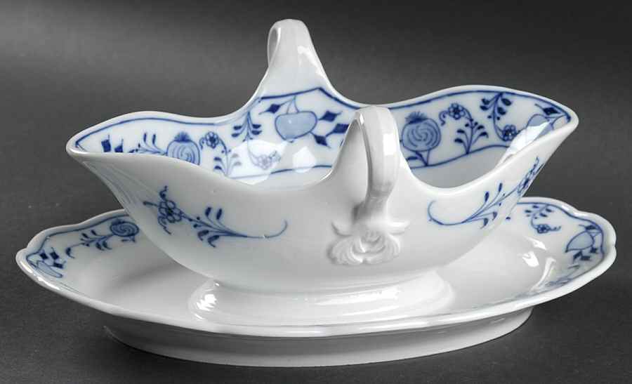 ERT1 Gravy Boat with Attached Underplate by Ernst Teichert-1