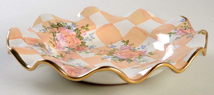 Orange Marmalade Rim Soup Bowl by MacKenzie-Childs-1