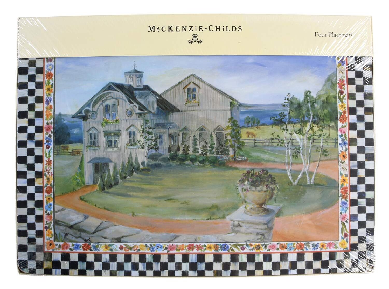 Maclachlan Corkboard Placemat - Set of 4 by MacKenzie-Childs-1