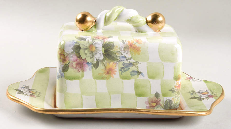 Sweet Pea 1/4 Lb Covered Butter by MacKenzie-Childs-1