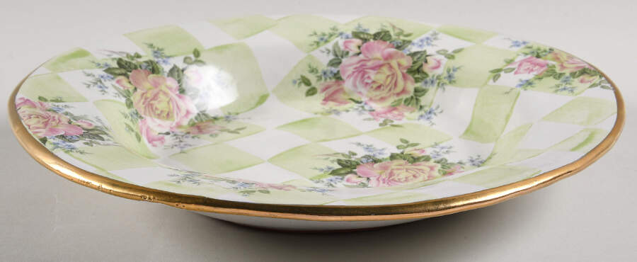 Sweet Pea Large Rim Soup Bowl by MacKenzie-Childs-1