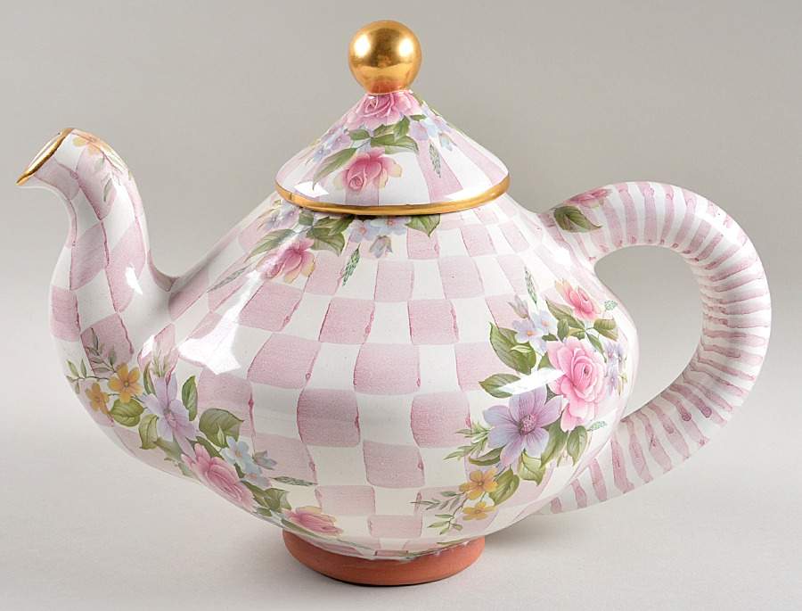Rose Petal Teapot & Lid by MacKenzie-Childs-1