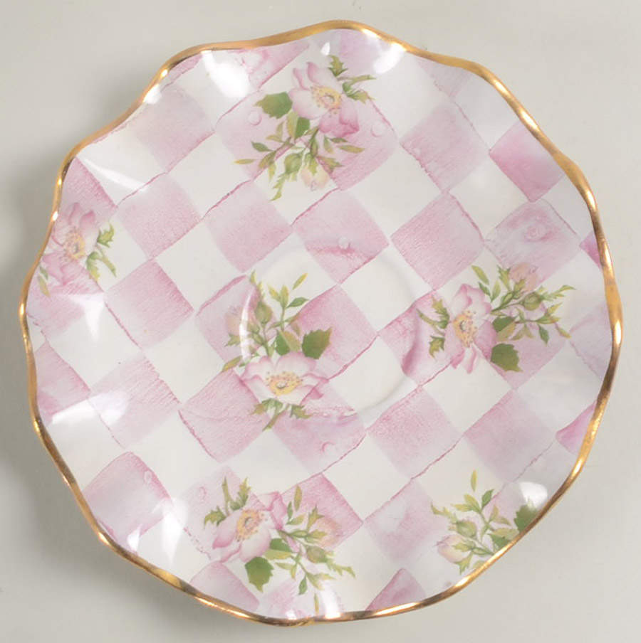 Rose Petal Saucer by MacKenzie-Childs-1