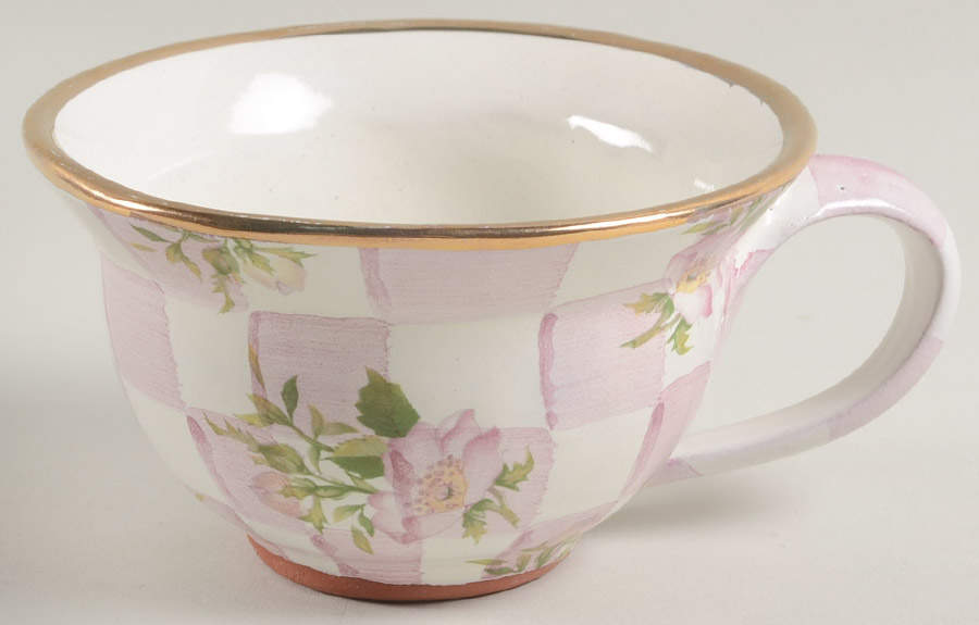 Rose Petal Flat Cup by MacKenzie-Childs-1