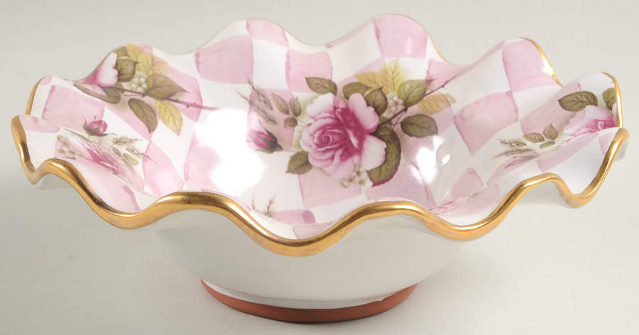 Rose Petal Rim Cereal Bowl by MacKenzie-Childs-1